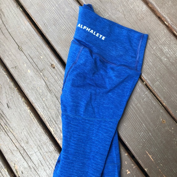 Alphalete Pants - Alphalete Sonic Blue Revival Leggings